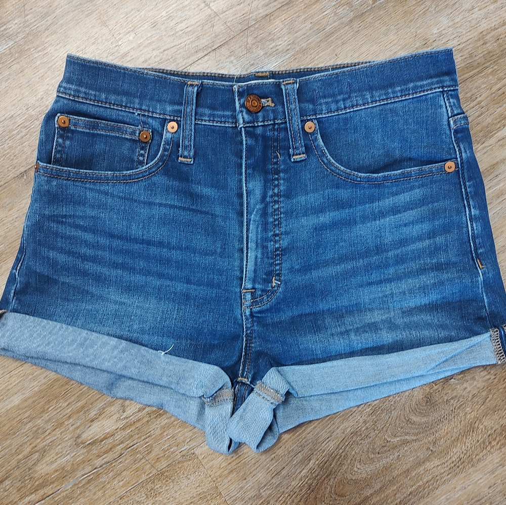 Madewell High Rise Cut Off Shorts 27